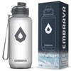 Embrava - Botella de agua de 40 onzas, grande con