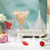 JarThenaAMCS 80 Pack 7Oz Plastic Martini Glasses with Pearl Cocktail