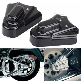 Unbranded Gloss Black ABS Phantom Rear Axle Cover For Harley Heritage Softail Fatboy FXSTS