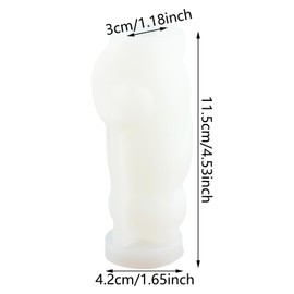 XIAOSHUI Cat Candle Mold Standing Cat Silicone Candle Molds Cat Resin Casting Mold for Animal Candle Making Candle Home Decorate Mold Aromatherapy Gypsum Candles Resin Clay Craft