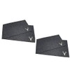 GILDE Craft Placemats Set of 4 with Stag Embroidery Grey