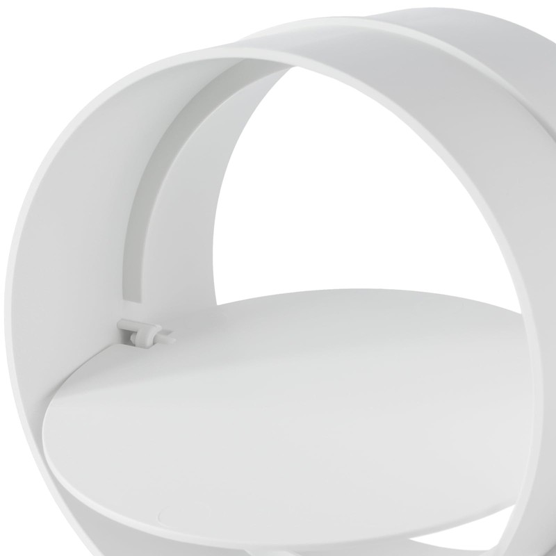 - 4" inch Plastic Inline Backdraft Damper. Connect Exhaust or