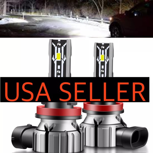 H11-LED-5000K WHITE H11 H9 5000K LED Short Small Base Conversion