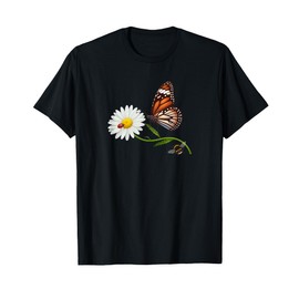 Butterflies, Ladybugs, Daisy, Bees, Flowers, Nature, Floral T-Shirt
