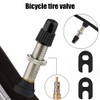 REQAG Pack of 2 Valve Stem Bicycle Tubeless Presta Aluminium