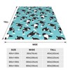 Chioee MT0992XA Flannel Blanket Throw Orca Pattern, Cute Animal, Stylish