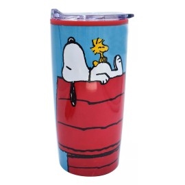 Fun Kids Termo Para Cafe Acero Inoxidable Snoopy Vaso Termico 450ml