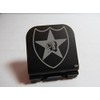 2nd Infantry Division Patch Laser Etched Hat Clip Black