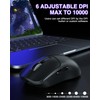 AULA SC580 Wireless Gaming Mouse, Tri-Mode 2.4G/BT5.0/USB-C Gaming Mouse, 10000