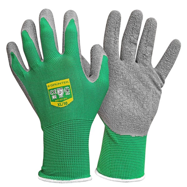 GRÜNTEK 5 Pairs Gardening Work Gloves - Size XL /