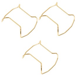 Gatuida 3pcs Compact Watch Bumper Protector Lightweight Daily Use Prevents Scratches and Fingerprints and Convenient Design Gold Model