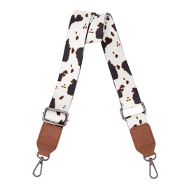Montana Wset Cow Print Purse Straps Western Crossbody Handbag Replacement Strap Brown