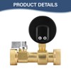 MEASUREMAN Air Over Water Test Kit, 2” Dial, 0-300 PSI,
