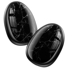 Hand Warmers Rechargeable 2 Pack, AI Temperature Control Electric Handwarmers, Stone Shape Portable Pocket Heater, Great Gift for Christmas Hunting, Golf, Camping Black