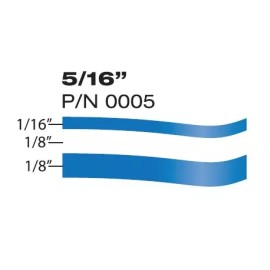 Sharpline 5/16" x 150'  Sharpline Hot Red / Silver Met Two Line Two Color Pin-Stripe