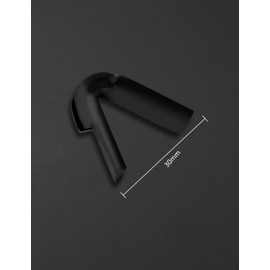 MYCOURAG Replacement Silicone Nose Pads Compatible with Pit Viper The Original Sunglasses (Standard Frame) - Soft Anti-Slip Rubber Nose Pieces 2 Pairs for Comfort-Black