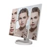 PURSONIC TM24FWH 24 LED Tri Fold Vanity Mirror 2X and