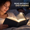 USB-C Rechargeable Clip-On Book Light, 3 Color Temperatures & 5