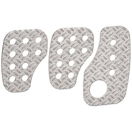 OMP - Knurled Sand-Blasted Aluminum Pedals (Set of 3) (OA0-1050)