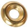 Hillman 1254#14 Brass Plated Countersunk Finishing Washer 48-Pack
