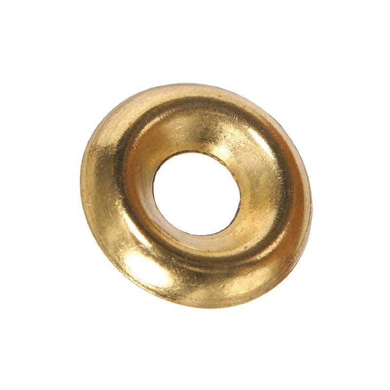 Hillman 1254#14 Brass Plated Countersunk Finishing Washer 48-Pack
