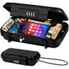TNIIFXC Portable Travel Safe Lock Box 4-Digit Combination Mini Safe
