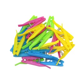 22 x fiXte Jumbo Clothes Pegs Laundry Clothing Washing Line Pins Durable Windproof Plastic Grips