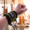 J Bryant Fitness Wrist Straps with Hooks for Weightlifting, Strength