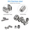 HanTof 340Pcs M2.5, M3, M4, M5, M6, M8 Metric Hex