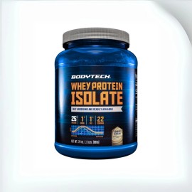 BodyTech Whey Protein Isolate Cookies&Cream 24oz 1.5lbs 22 Servings 25g Protein