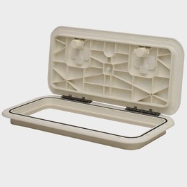 Innovative Marine Boat Deck Hatch 521-023 | 9 x 19 Inch Arctic White