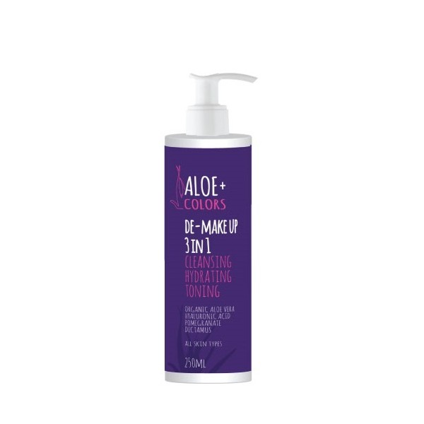Aloe Plus Colors De-Make Up 3in1 Cleansing Hydrating Toning, 250ml