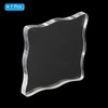 PATIKIL 3" x 3" Acrylic Stamp Block, Clear Stamping Block