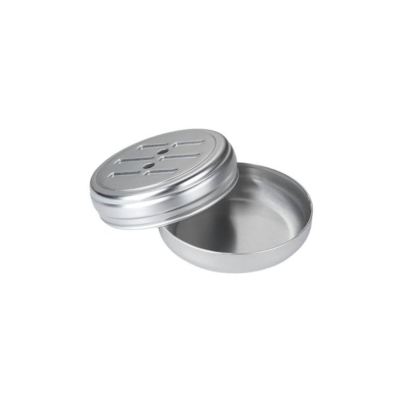 FACAILUO Aluminum Soap Box Travel Soap Dish with Drainages Layer,