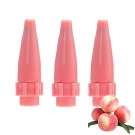 Mealmuse Peach Flavor Nozzle Silent Plastic Dispenser Premium Silent Nozzles & Neutral Twist Tops for Any Brand Cream Chargers Tanks(3 Packs)