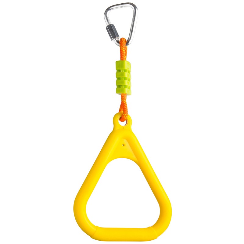 Cateam Ninja Slackline Accessories – Multicolor Triangle Gymnastic Rings Set
