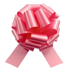 1Pcs Large Gift Bow,Giant Bow,12 Inch Big Gift Bow Suitable for Bicycle,Christmas Gift,Refrigerator,New House,Bicycle and Party Decoration Giant Gift Packaging Bow (Matte Pink)