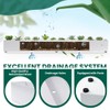 GZGNEEVL Window Sill Planter Box Trough Rectangle Planter Long Window
