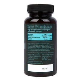 Bioglan Superfoods Organic Spirulina 60 Capsules