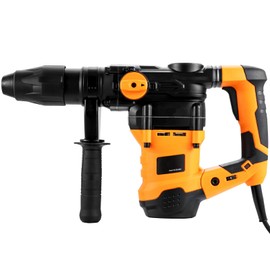 Happybuy 1-9/16 Inch SDS-Max Rotary Hammer Drill, 13 Amp Corded Heavy-Duty Chipping Hammer with Vibration Control, Safety Clutch, and Variable Speed Power Tool for Concrete