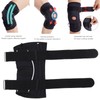 Knee Brace with Side Stabilizers Adjustable Compression Knee Support Brace