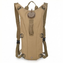 Water Backpack for Hiking 3L, Hydration Backpack with Hose, Ideal for Motorcycle, Running and Bike, Backpack with Hydration Bladder, Hydration Backpack, Bicycle Backpack with Hydration Bladder (Mud