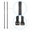 Superun Black Zip Ties 4 Inch, 18 Lbs Tensile Strength