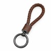 Rockyu Keychain, Men's, Women's, Braided Leather, Car Key Ring, Simple,