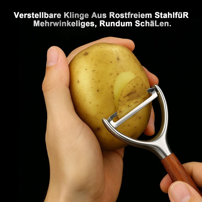 ELUBLU Premium 304 Stainless Steel Upgrade Vegetable Peeler Multifunctional Potato