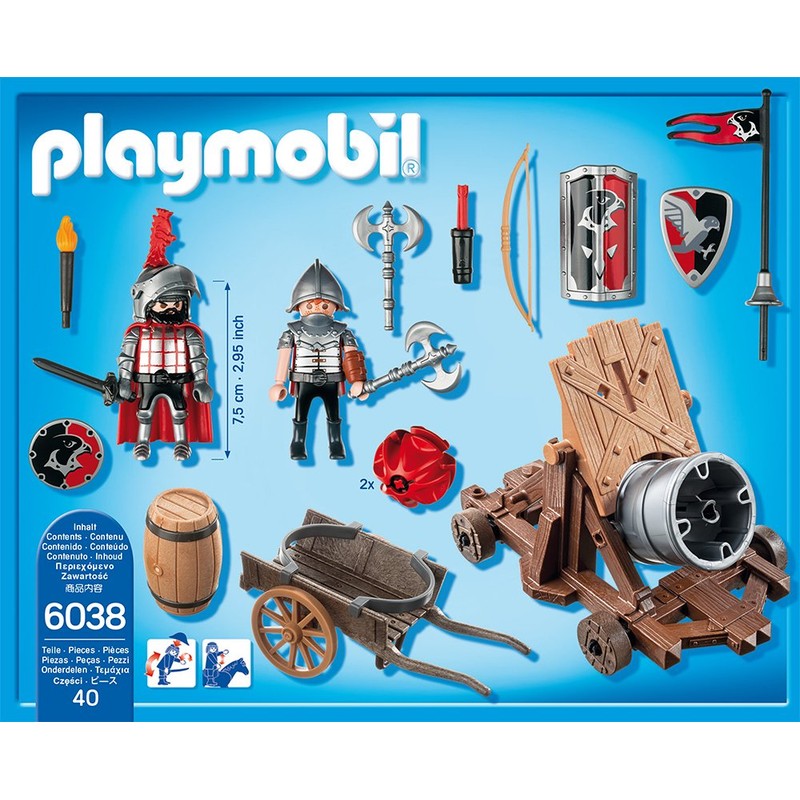 Playmobil 6038 - Giant Cannon of the Hawk Knights, Single