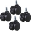 RDEXP Metal Black Office Chair Swivel Caster 50mm Dia Wheel