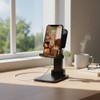 Soporte de teléfono ajustable para escritorio | Soporte plegable, base