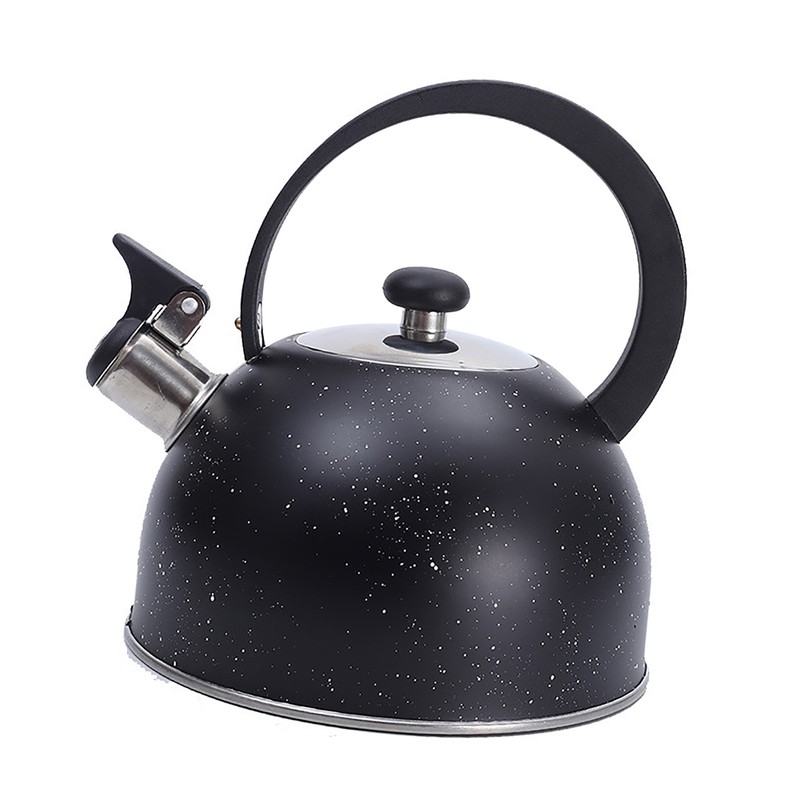 Whistling Kettle Stainless Steel Large Diameter Spout Moon Shape Handle