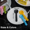 Bakexcel Disposable Sporks 100-Piece Individually Wrapped 2 in 1 Spoons